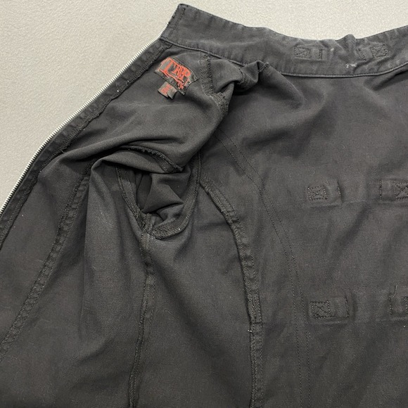 TRIPP NYC Gothic Bondage Padlock Zip Up Jacket Black Y2K Men's Size L - Picture 13 of 16